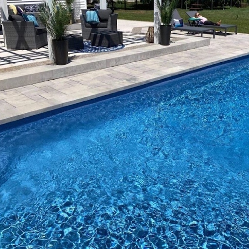 A beautiful picture of a swimming pool